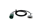 DEUTSCH 9-PIN (SAE 1939) TYPE 2 GREEN (V9) DIAGNOSTICS CABLE, RP1210, JDC227.9